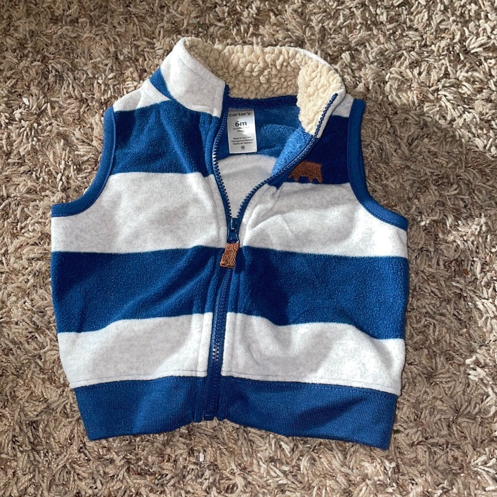 Carters boy fleece vest